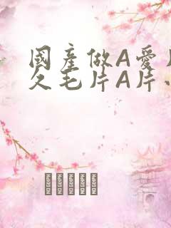 国产做A爱片久久毛片A片小说