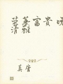 荣华富贵 晚歌清雅