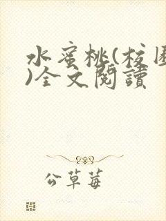 水蜜桃(校园h)全文阅读