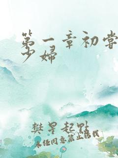 第一章初尝云雨少妇