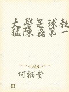 大学足球教练王猛陈磊第一篇