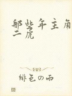 那些年主角是贾二虎