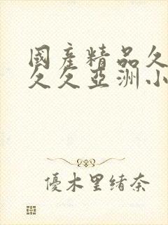 国产精品久久久久久亚洲小说