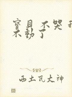 宝贝 不哭 我不动了