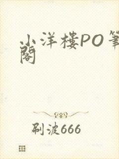 小洋楼PO笔趣阁