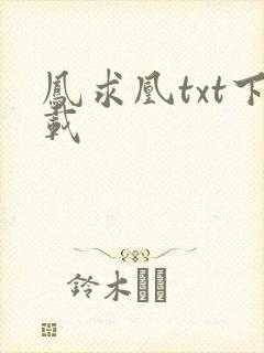 凤求凰txt下载