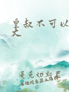 皇叔不可以 太大