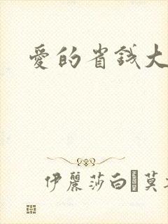 爱的省钱大作战