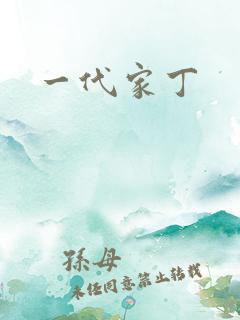 一代家丁