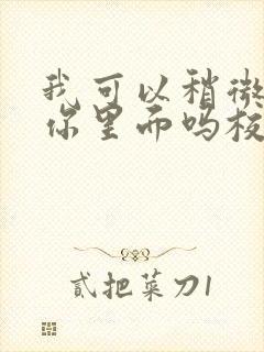 我可以稍微放进你里面吗校园版