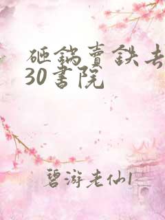 砸锅卖铁去上学30书院