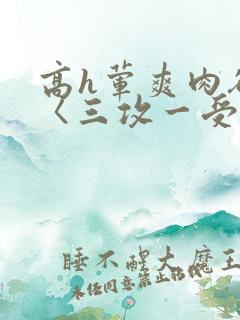 高h荤爽肉欲文〈三攻一受〉视频