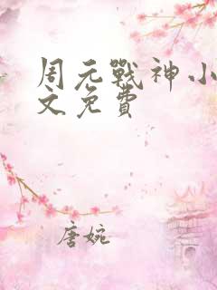 周元战神小说全文免费