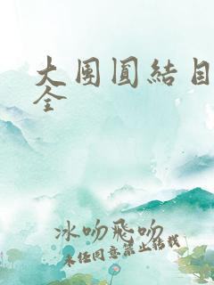 大团圆结目录大全