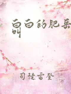 白白的肥岳嗷嗷叫