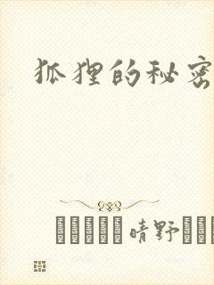 狐狸的秘密下载