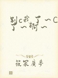 别c我了～C烂了～啊～