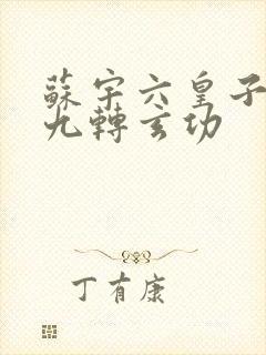 苏宇六皇子签到九转玄功