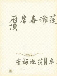 厨房春潮莲花坐顶