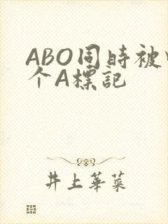 ABO同时被四个A标记