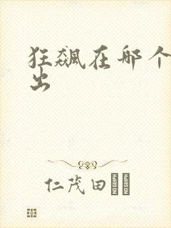 狂飙在哪个台播出