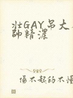 壮GAY吊大人帅精浓
