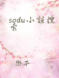 sodu小说搜索