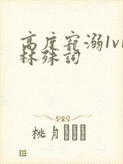 高度宠溺1v1林殊词