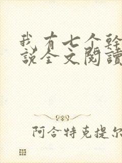 我有七个干妈小说全文阅读