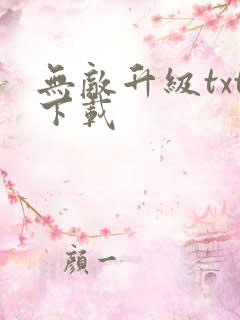 无敌升级txt下载