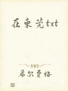 在东莞txt