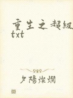 重生之超级公子txt
