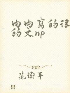 肉肉写的很细致的文np