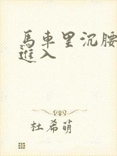 马车里沉腰缓缓进入