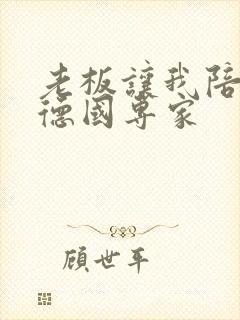 老板让我陪两个德国专家