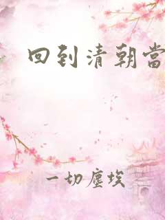 回到清朝当王妃