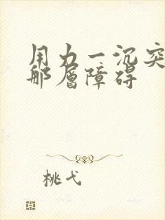 用力一沉突破了那层障碍