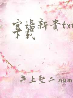 官场新贵txt下载