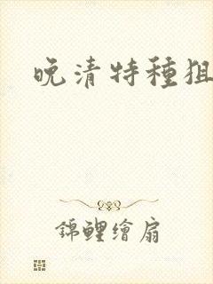 晚清特种狙击手