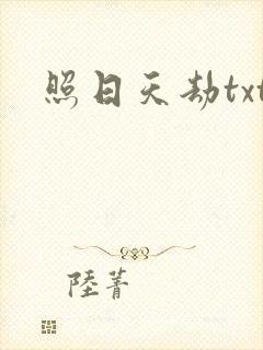 照日天劫txt