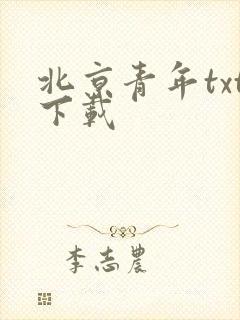 北京青年txt下载