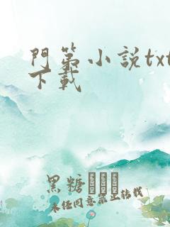 门第小说txt下载