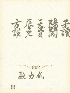 方辰天阳子的小说免费阅读