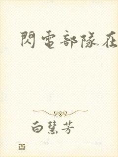 闪电部队在行动