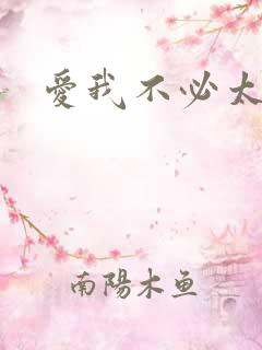 爱我不必太痴心