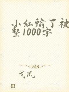 小红输了被小明整1000字