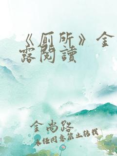 《厕所》金银花露阅读