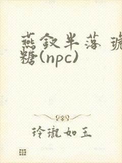 燕钗半落 琥珀糖(npc)