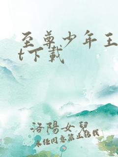 至尊少年王txt下载