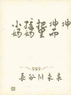 小孩把坤坤放入妈妈里面